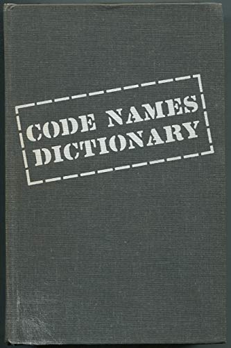 Code Names Dictionary: A Guide to Code Names, Slang, Nicknames, Journals, and Similar Terms (9780810306851) by Ruffner, Frederick G.