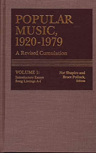 9780810308473: Popular Music 1920-1979