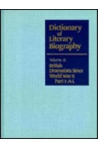 Stock image for Dictionary of Literary Biography: British Dramatists Since WW II; vol. 13 in 2 parts for sale by FOLCHATT