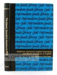 Imagen de archivo de The Literary Journal in America to 1900: A Guide to Information Sources (Gale information library) a la venta por Dunaway Books