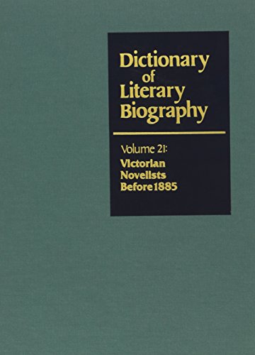 Imagen de archivo de DLB 21: Victorian Novelists Before 1885 (Dictionary of Literary Biography) a la venta por Dailey Ranch Books