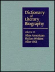 Stock image for Afro-American Fiction Writers After 1955 (Dictionary of Literary Biography) for sale by Booksavers of MD