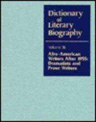 9780810317161: DLB 38: Afro-American Writers after 1955: Dramatists & Prose Writers (Dictionary of Literary Biography, 38)