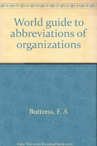 Stock image for World Guide to Abbreviations for sale by Better World Books