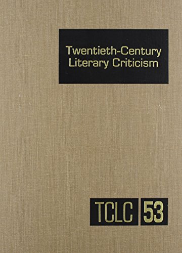 Imagen de archivo de Twentieth Century Literary Criticism a la venta por Better World Books