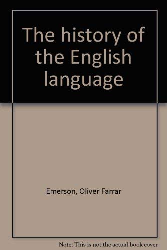 Imagen de archivo de The History of the English Language. a la venta por J & J House Booksellers, ABAA