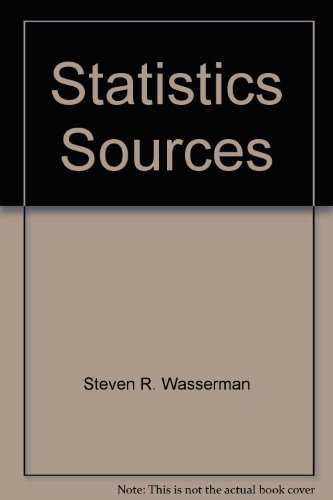 9780810343986: Statistics Sources