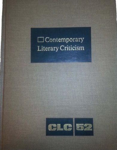 Imagen de archivo de Contemporary Literary Criticism a la venta por Better World Books