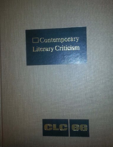 Stock image for Contemporary Literary Criticism, Vol. 66 for sale by Dailey Ranch Books