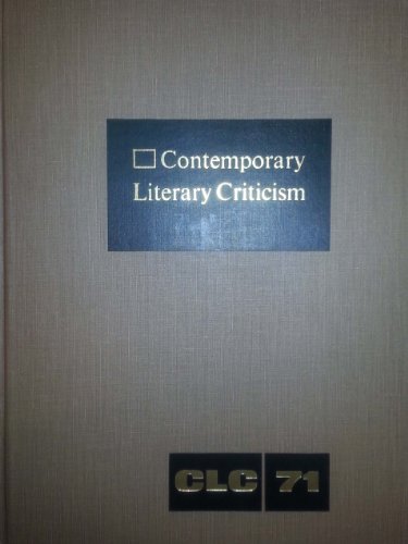 Stock image for Contemporary Literary Criticism for sale by Better World Books