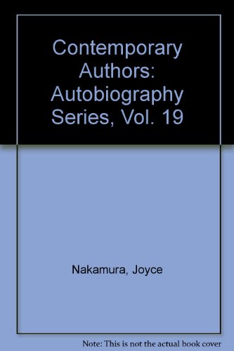 Beispielbild fr Contemporary Authors: Autobiography Series, Vol. 19 zum Verkauf von WookieBooks
