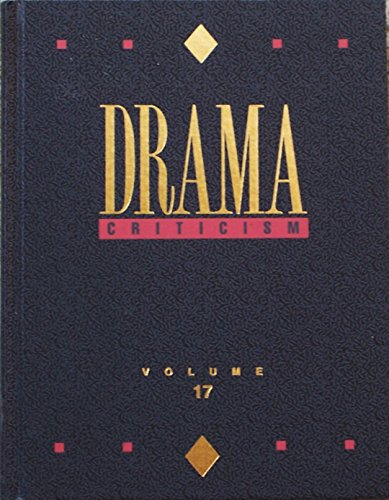 Imagen de archivo de Drama Criticism a la venta por Better World Books