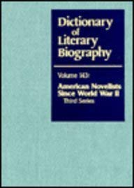 Beispielbild fr Dictionary of Literary Biography. American Novelists Since World War II. Third Series zum Verkauf von Valley Books