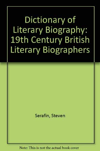 9780810355583: 19th Century British Literary Biographers (v.144) (Dictionary of Literary Biography)