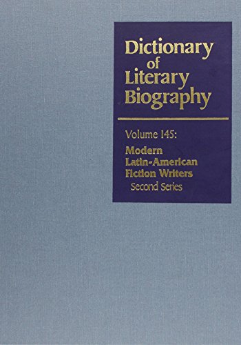 9780810355590: Dlb 145: Modern Latin-American Fiction Writers, Second Series (Dictionary of Literary Biography)