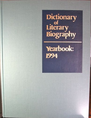 Dictionary of Literary Biography Yearbook 1994