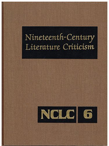 9780810358065: Nineteenth-Century Literature Criticism, Vol. 6 (Nineteenth-Century Literature Criticism, 6)