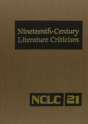 Beispielbild fr Nineteenth-Century Literature Criticism, Vol. 21 zum Verkauf von GuthrieBooks