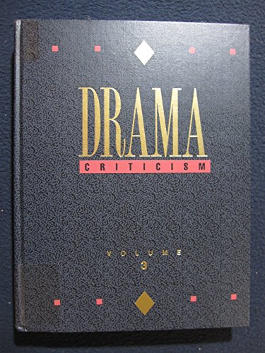 Drama Criticism: v. 3 (Hardback)