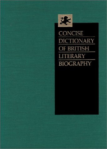 Concise Dictionary of British Literary Biography: 8 volume set (9780810379800) by Bruccoli, Matthew Joseph; Layman, Richard