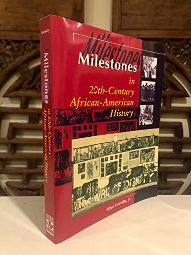 Beispielbild fr Milestones in Twentieth Century African-American History zum Verkauf von Better World Books