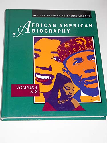 Beispielbild fr African American Biography: Volume 4, S-Z zum Verkauf von Better World Books