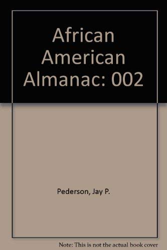 Beispielbild fr African American Almanac: 002 zum Verkauf von The Maryland Book Bank