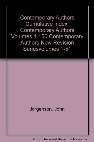 9780810393509: Contemporary Authors Cumulative Index: Contemporary Authors Volumes 1-150 Contemporary Authors New Revision Seriesvolumes 1-51