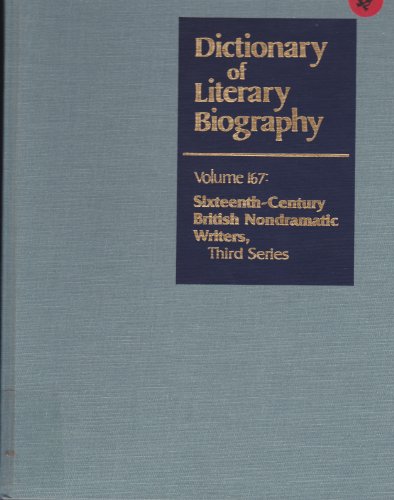 9780810393622: Sixteenth-Century British Nondramatic Writers: Sixteenth-Century British Nondramatic Writers, Third Series: 167