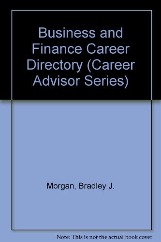 Stock image for Business and Finance Career Directory for sale by Ken's Book Haven