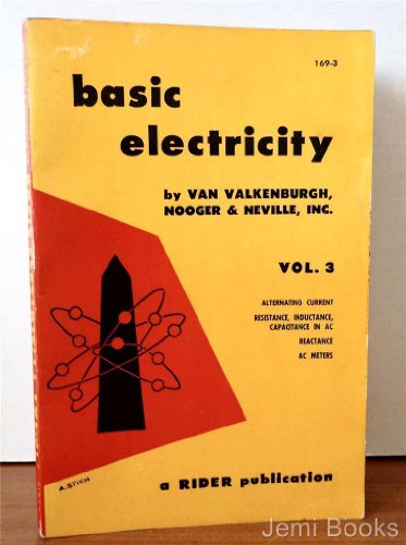 Stock image for Basic Electricity Vol. 3 for sale by HPB-Emerald