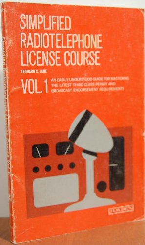 Beispielbild fr Simplified Radio Telephone License Course zum Verkauf von HPB-Red