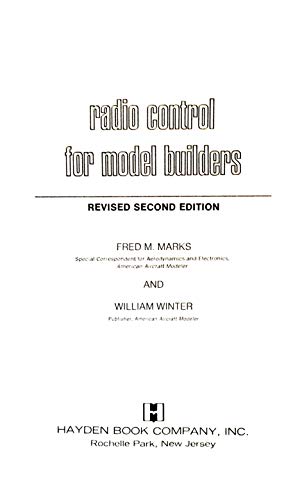 Radio Control for Model Builders (9780810407664) by Fred M. Marks