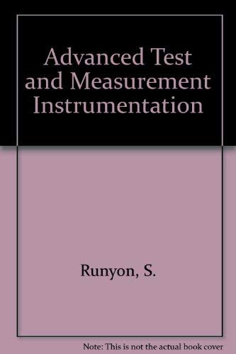 Stock image for Advanced Test and Measurement Instrumentation for sale by Antiquariat Bookfarm