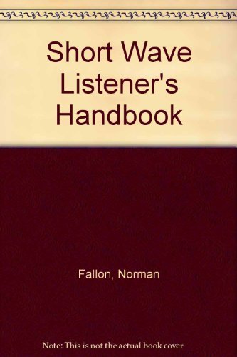 Beispielbild fr Shortwave Listener's Handbook zum Verkauf von Antiquariat Armebooks