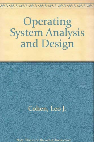 9780810456433: Operating System Analysis and Design