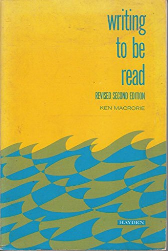 Imagen de archivo de Writing to Be Read a la venta por Callaghan Books South