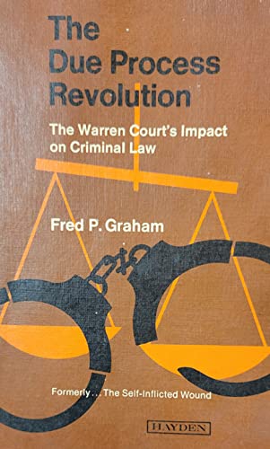 Stock image for The Due Process Revolution: The Warren Court's Impact on Criminal Law for sale by HPB-Ruby