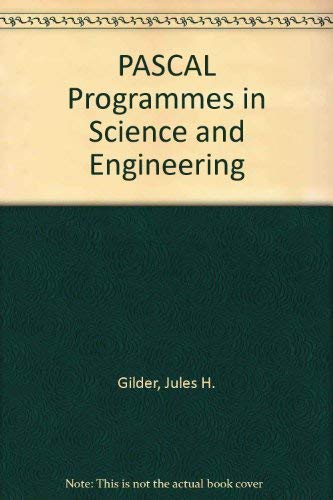 Stock image for PASCAL programs in science and engineering for sale by The Book Cellar, LLC