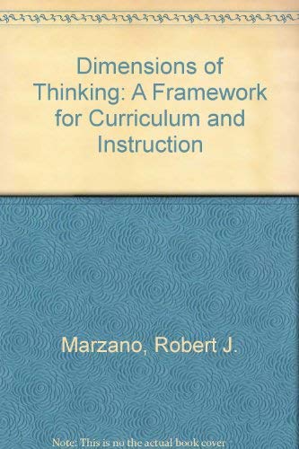 9780810602304: Dimensions of Thinking: A Framework for Curriculum and Instruction