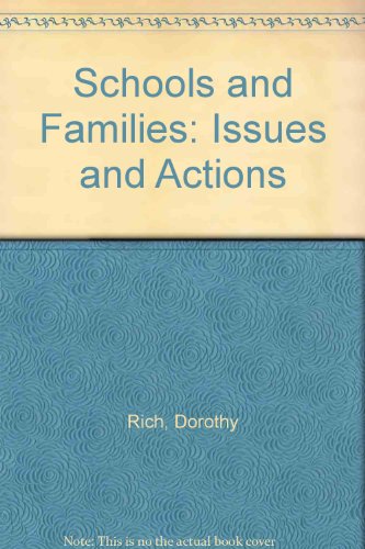 Stock image for Schools and Families: Issues and Actions for sale by ThriftBooks-Dallas