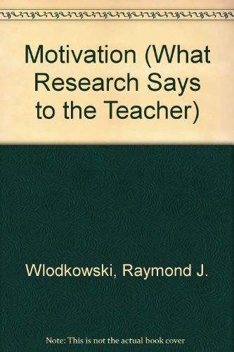 Beispielbild fr Motivation (What Research Says to the Teacher) zum Verkauf von Better World Books