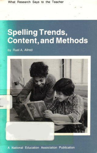 Stock image for Spelling Trends, Contest, and Methods for sale by Better World Books