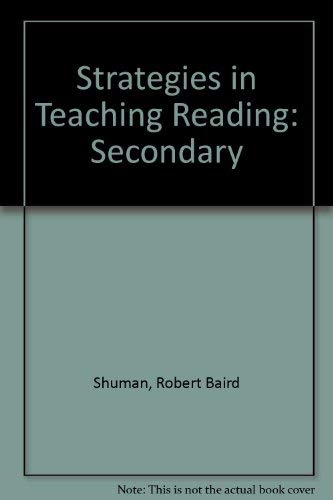 Stock image for Strategies in Teaching Reading: Secondary for sale by WeSavings LLC