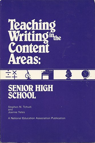 Imagen de archivo de Teaching Writing in the Content Areas: Senior High School a la venta por HPB-Diamond
