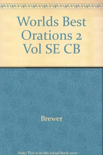 Stock image for World's Best Orations for sale by Better World Books
