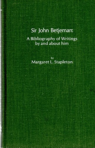 Stock image for Sir John Betjeman : A Bibliography of Writings by and about Him for sale by Better World Books: West