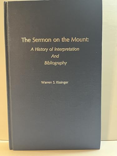 9780810808430: The Sermon on the Mount: A History of Interpretation and Bibliography: 3