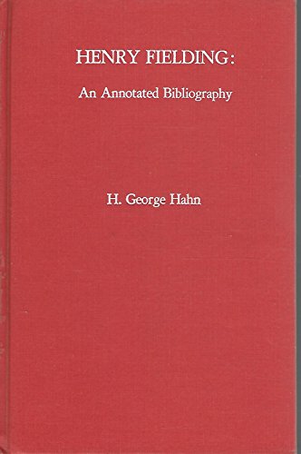 Stock image for Henry Fielding : An Annotated Bibliography for sale by Better World Books