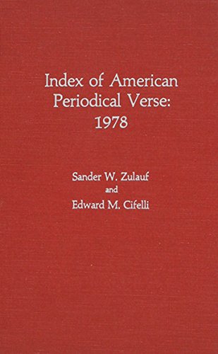 Stock image for Index of American Periodical Verse: 1978 for sale by BookOrders